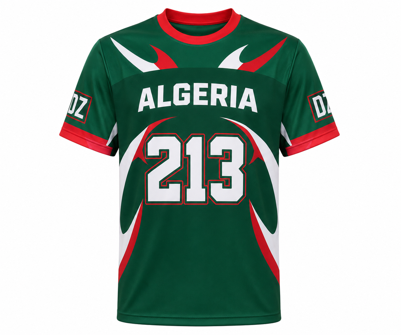 Maillot Unisexe Algeria Athletic 213 – Femme, Enfant & Homme | Connect Studio Paris