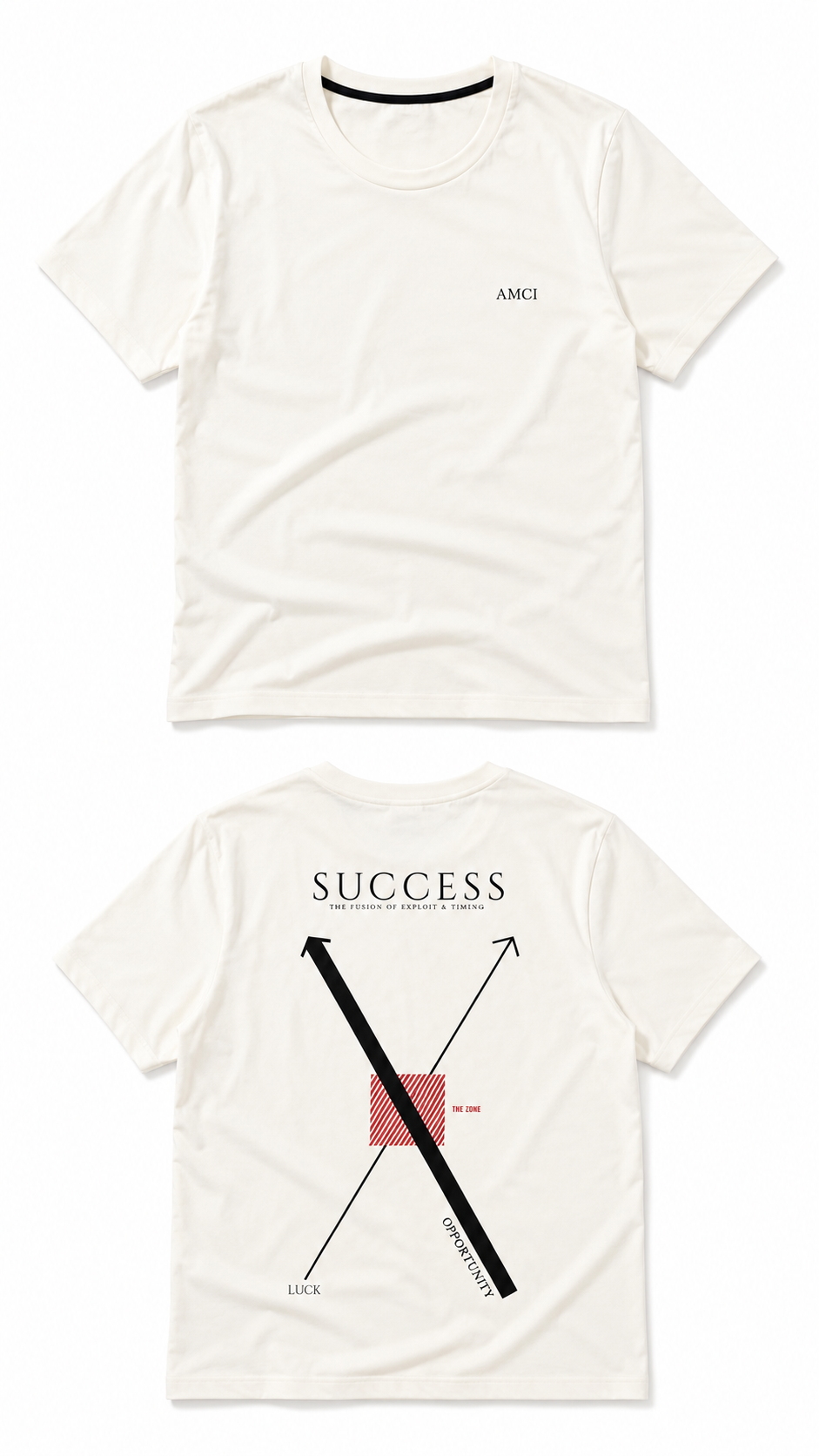 T-Shirt AMCI SUCCESS– Coupe Premium Coton Doux unisexe