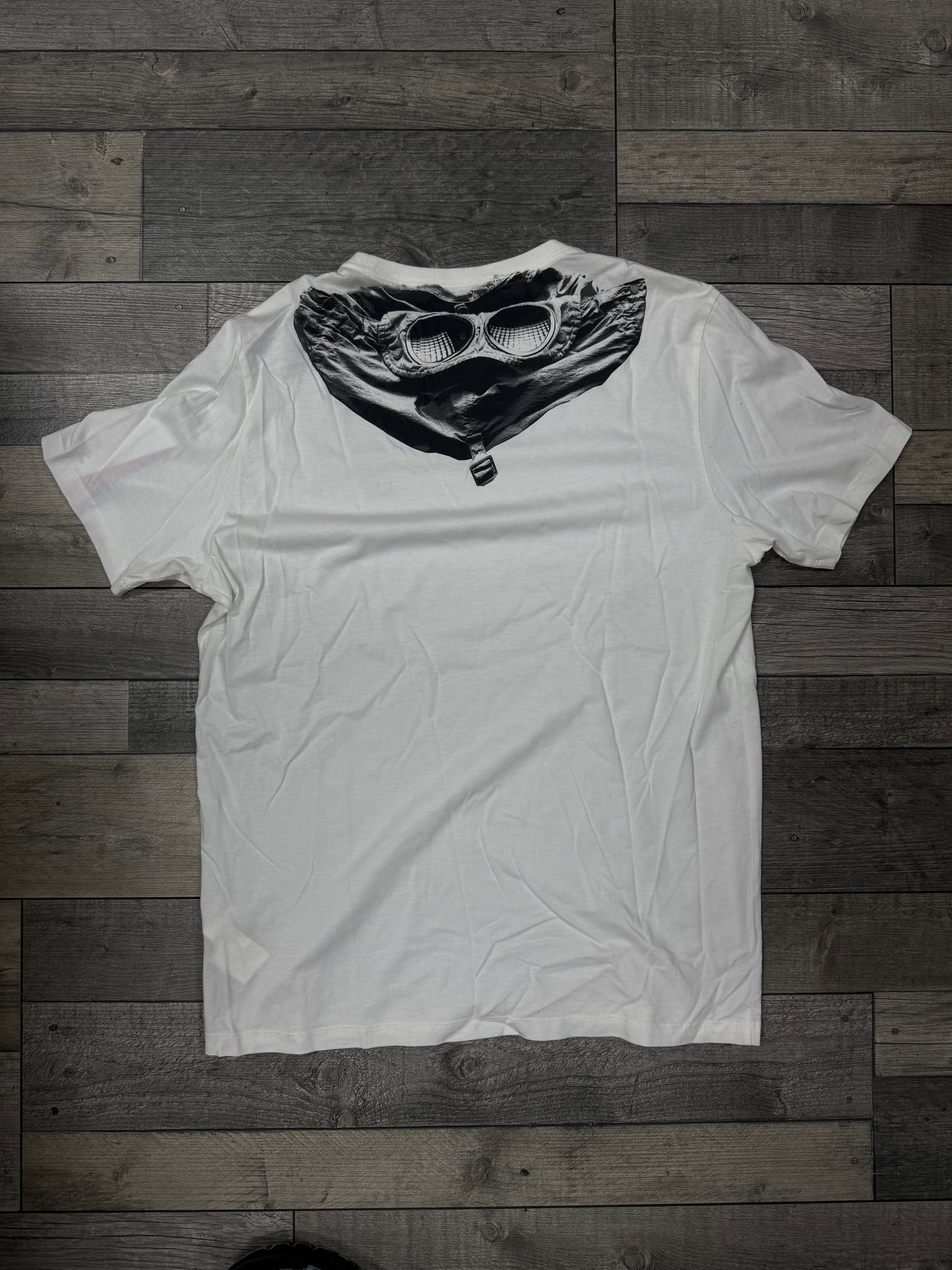 CP COMPANY - T-Shirt Blanc Cassé