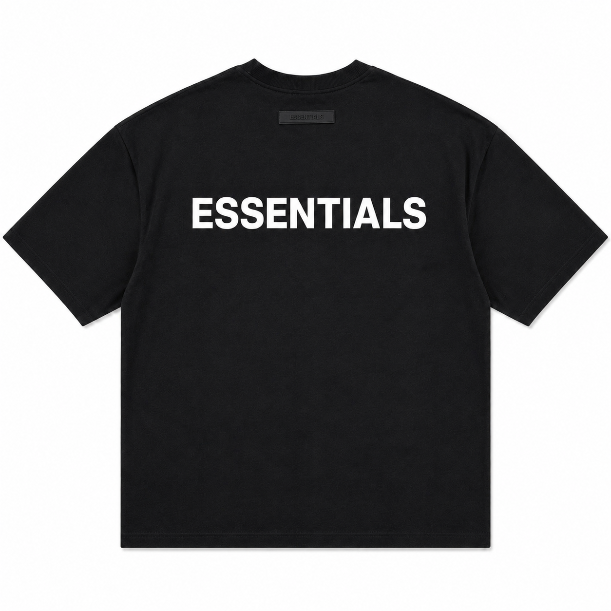 Ensemble ESSENTIALS Homme Noir | T-Shirt Oversize + Short Premium