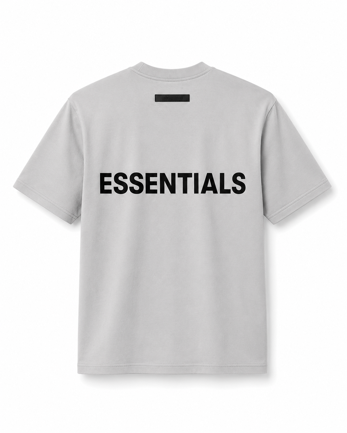 Ensemble ESSENTIALS Homme Light Grey/Gris Clair Froid| T-Shirt Oversize + Short Premium