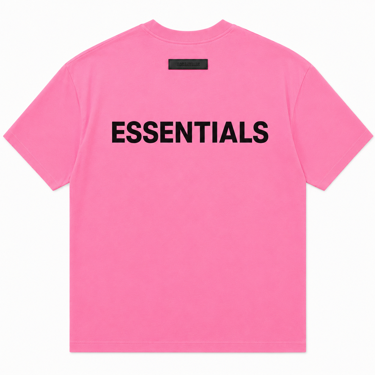 Ensemble ESSENTIALS Homme Rose Bubble Gum| T-Shirt Oversize + Short Premium