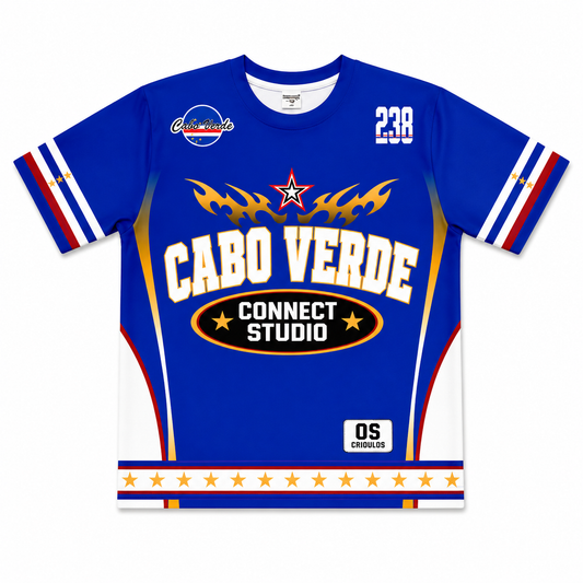 T-shirt Cabo Verde 238 – Connect Studio Paris Édition Os Crioulos