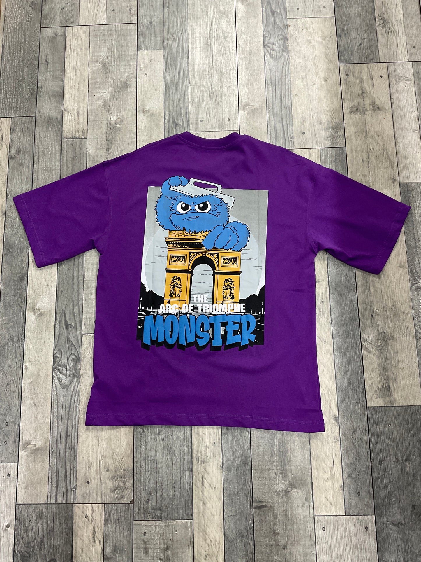 T-shirt MONSTER - violet