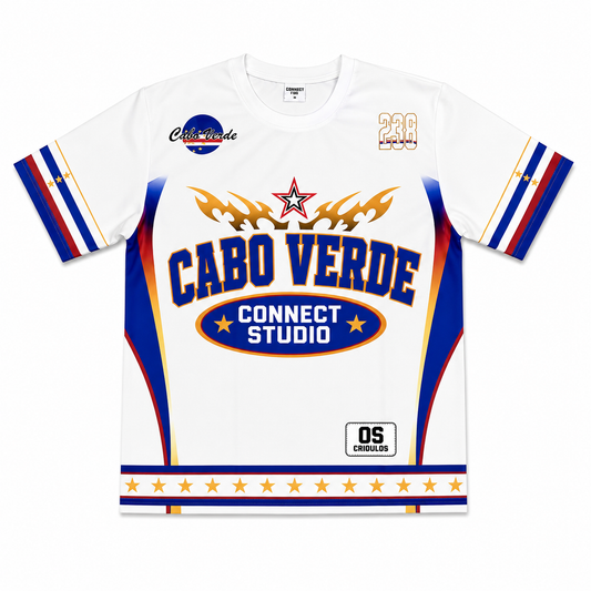 T-shirt Cabo Verde 238 – Connect Studio Paris Édition Os Crioulos