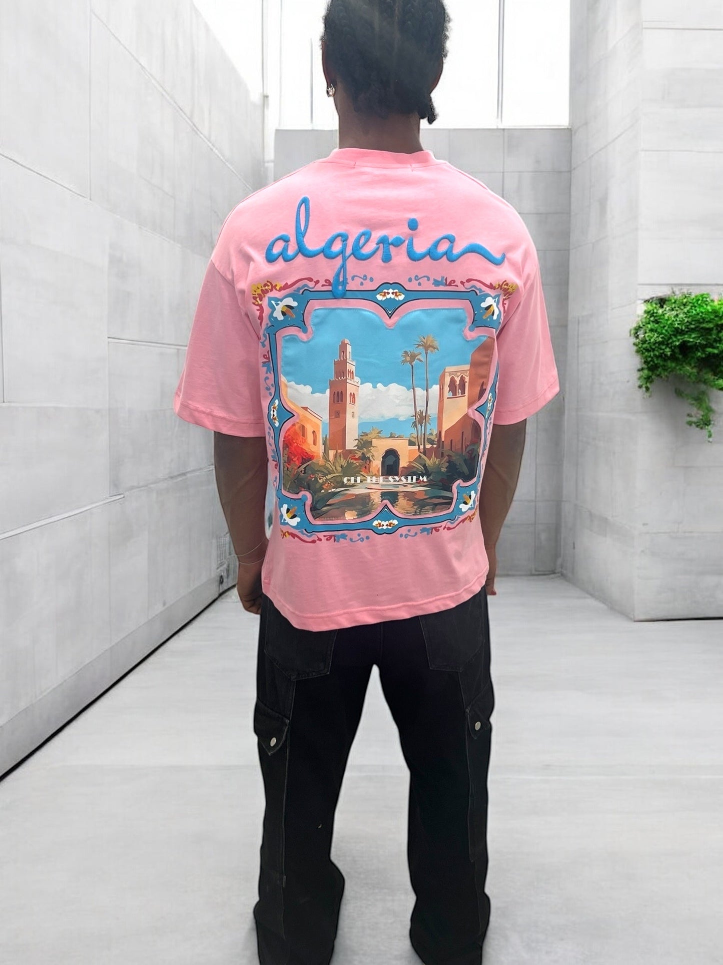 T-shirt ALGERIA - rose