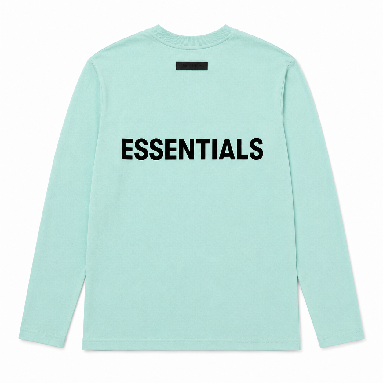 Ensemble ESSENTIALS - T-shirt Manche Longue & Jogging Bleu Turquoise