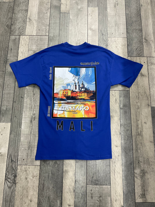 T-shirt ‘’ Mali - Bamako ‘’ 🇲🇱 - bleu