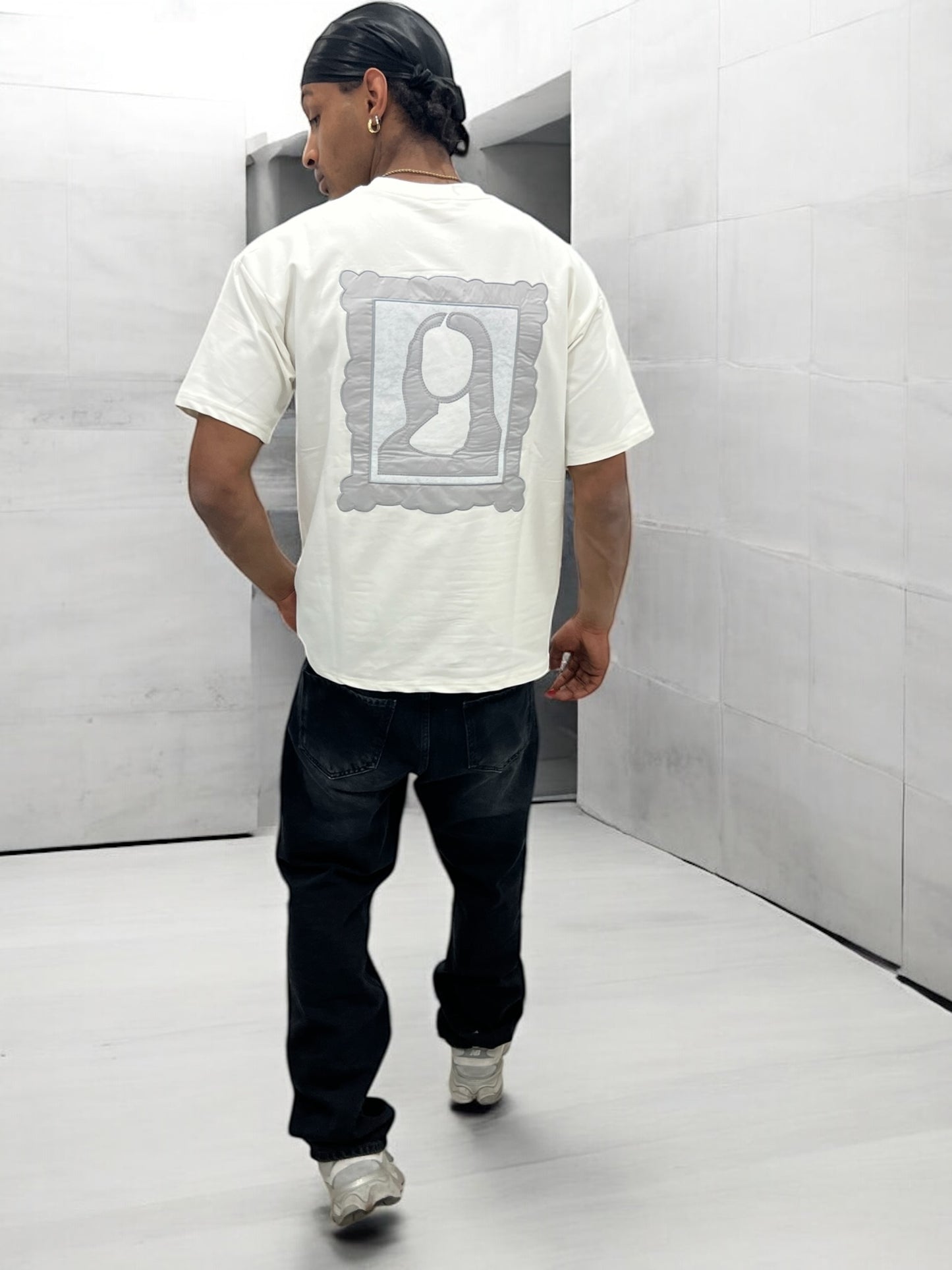 T-shirt Art Class – Mona Stylisée (Noir)