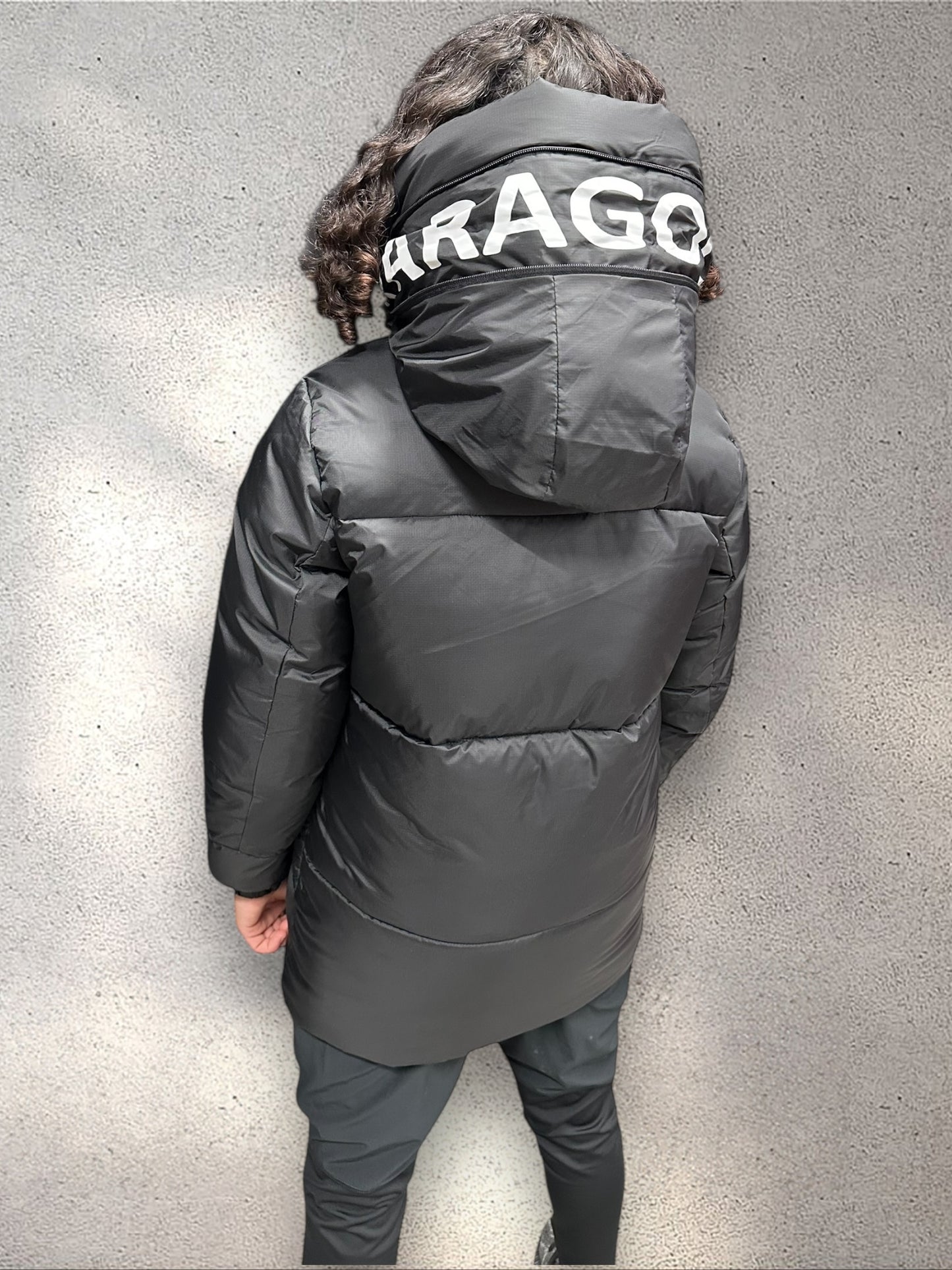 Parka Paragoose ASPEN -10°C Noir | Capuche zippée logo & isolation extrême