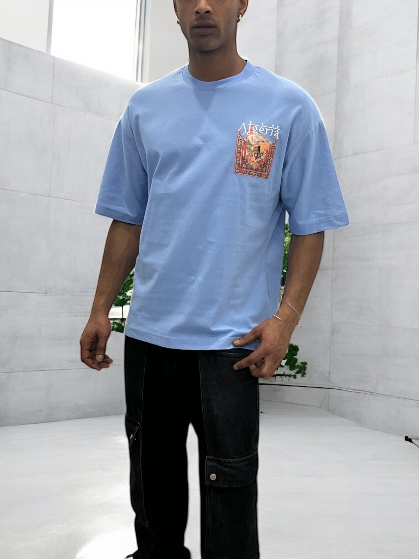 T-shirt ALGĖRIA - bleu