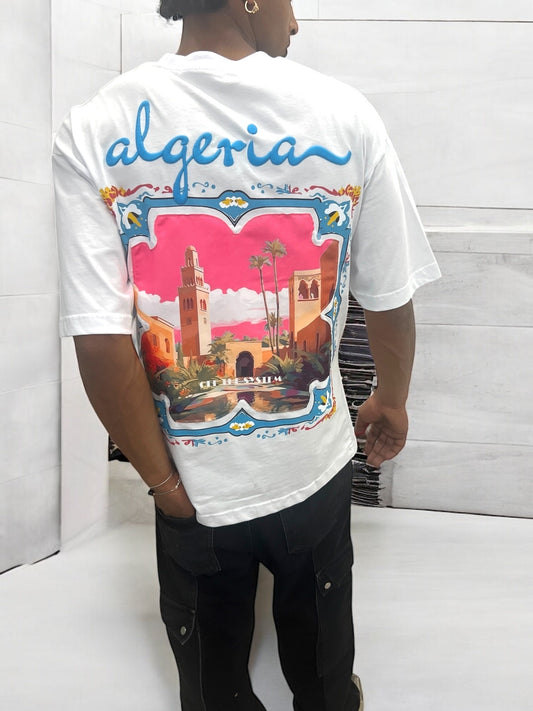 T-shirt ALGERIA - blanc