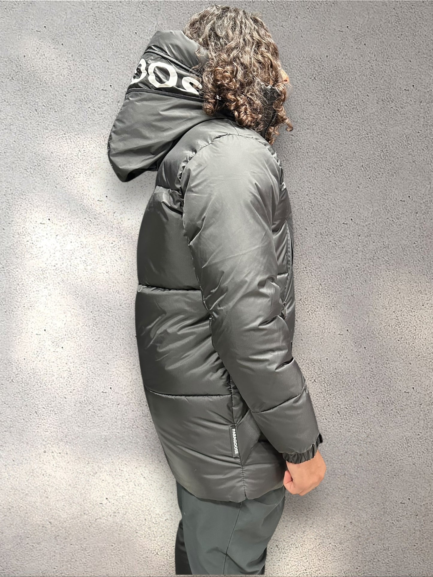 Parka Paragoose ASPEN -10°C Noir | Capuche zippée logo & isolation extrême