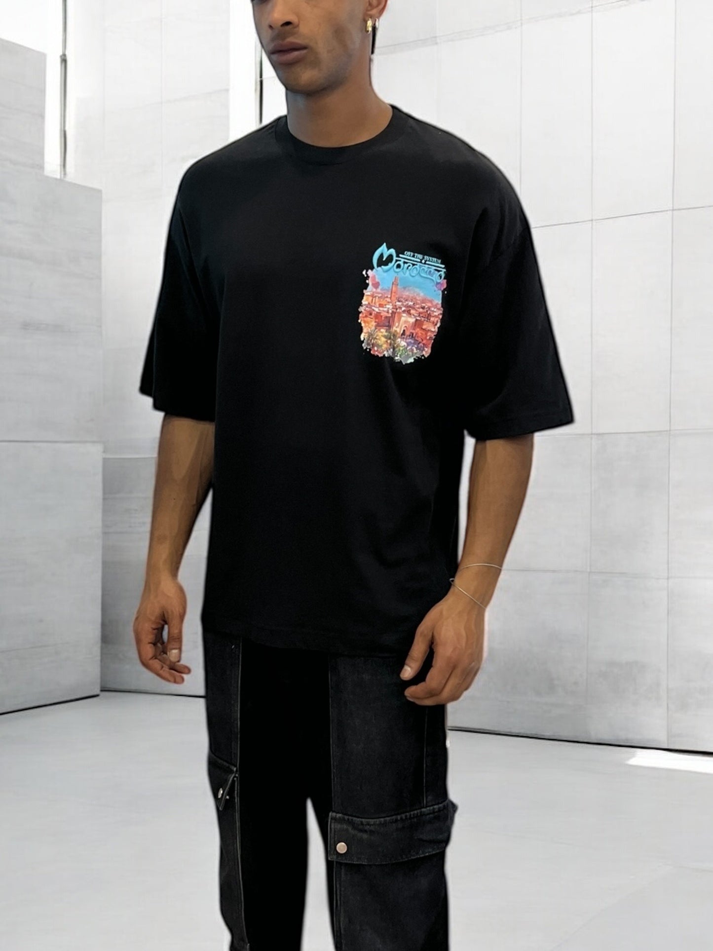 T-shirt MOROCCO VIBES - noir