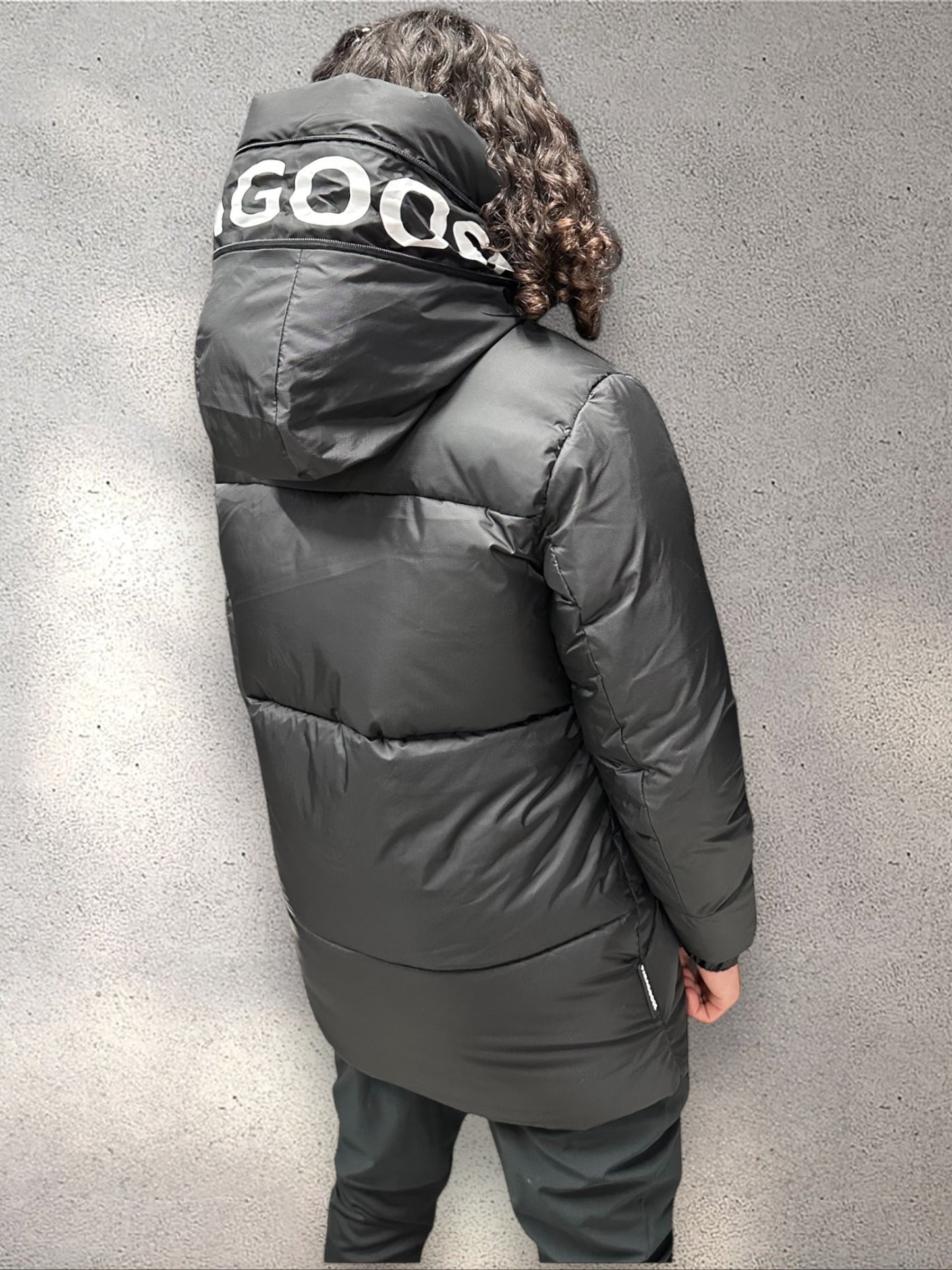 Parka Paragoose ASPEN -10°C Noir | Capuche zippée logo & isolation extrême