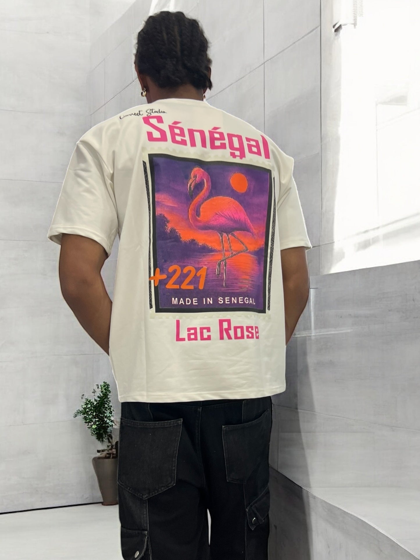 T-shirt “Sénégal – Lac Rose” 🇸🇳 – Connect Studio – Unisexe