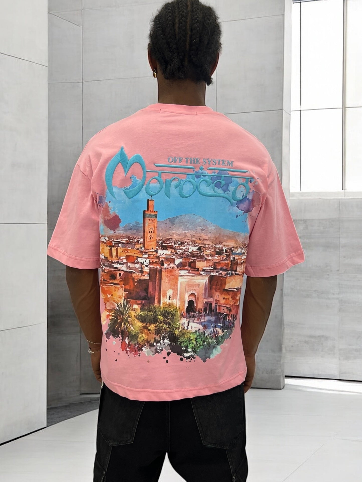 T-shirt MOROCCO VIBES - rose