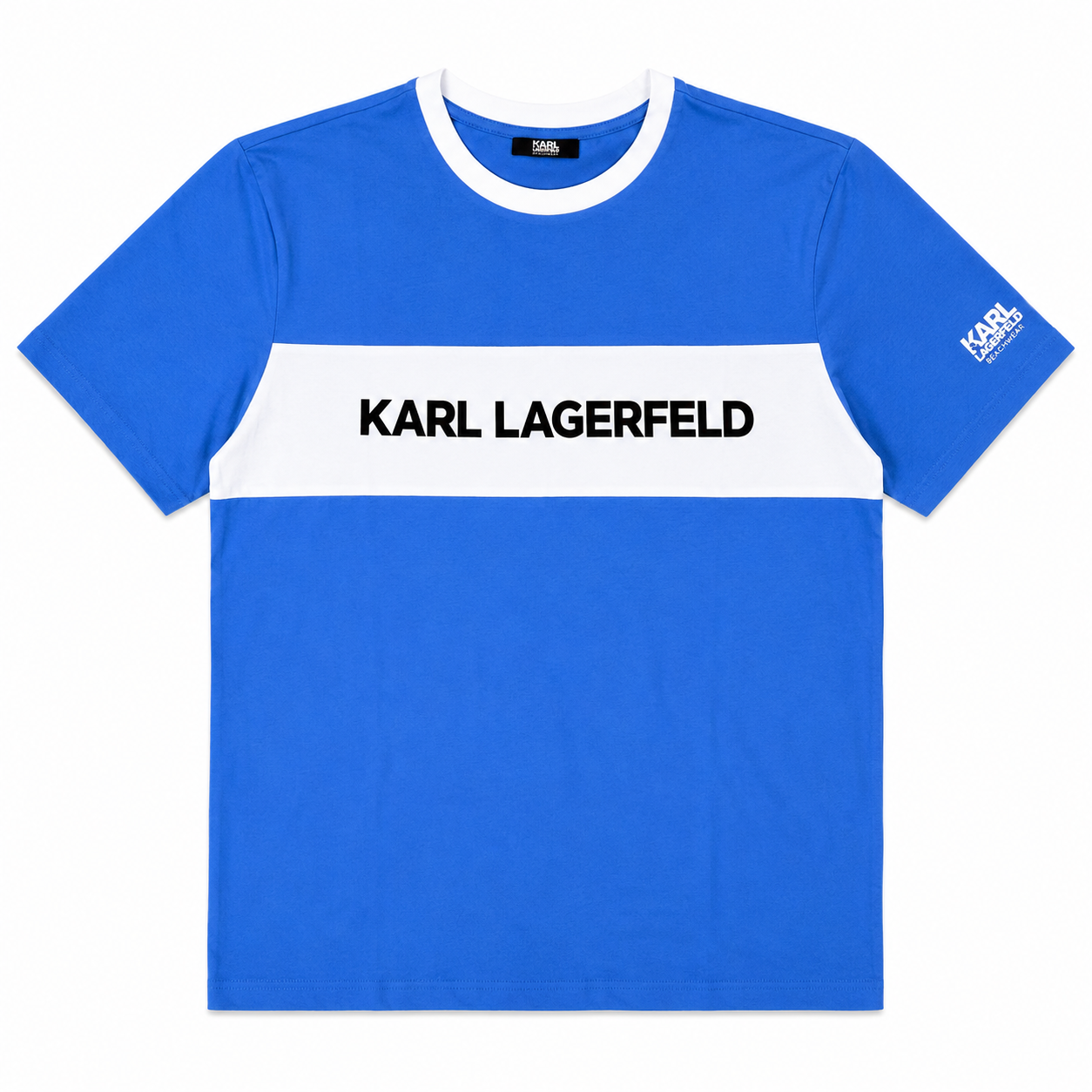 T-shirt Karl Lagerfeld Beachwear Sky Blue Homme