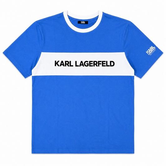 T-shirt Karl Lagerfeld Beachwear Sky Blue Homme