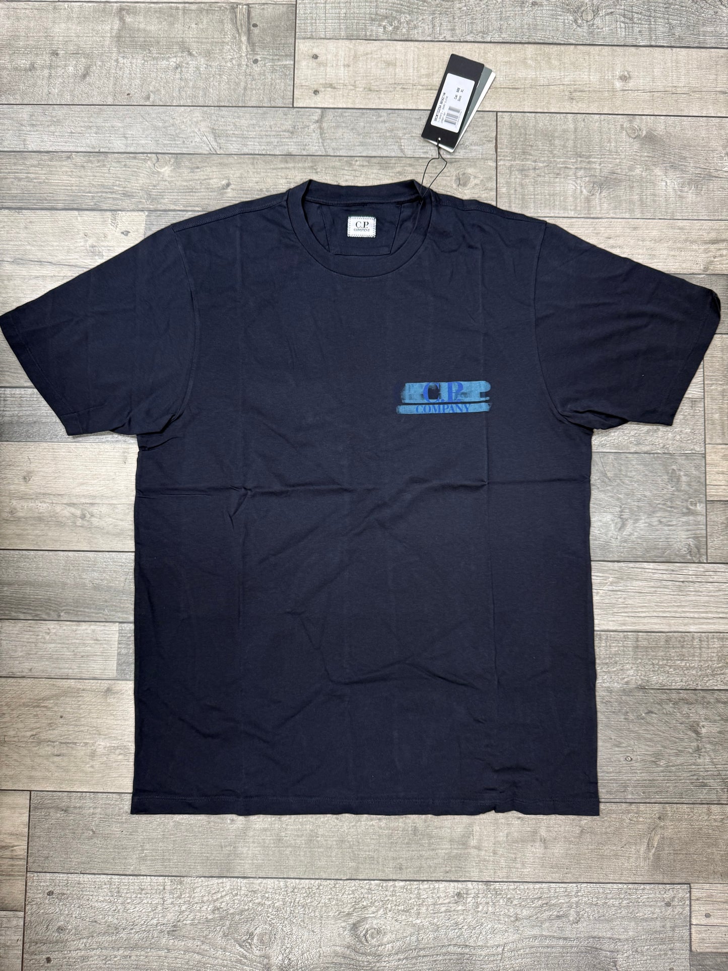 CP COMPANY - T-Shirt Bleu Marine Foncé
