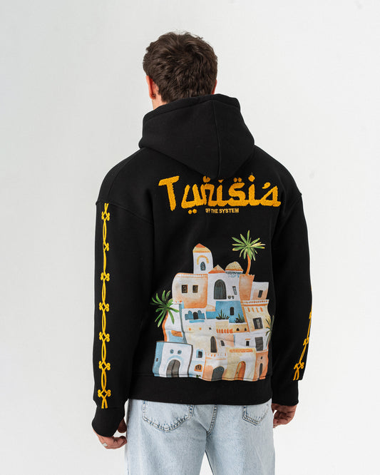 TUNISIA - Hoodie Tunisia – Streetwear Artistique Off The System (Édition Limitée)