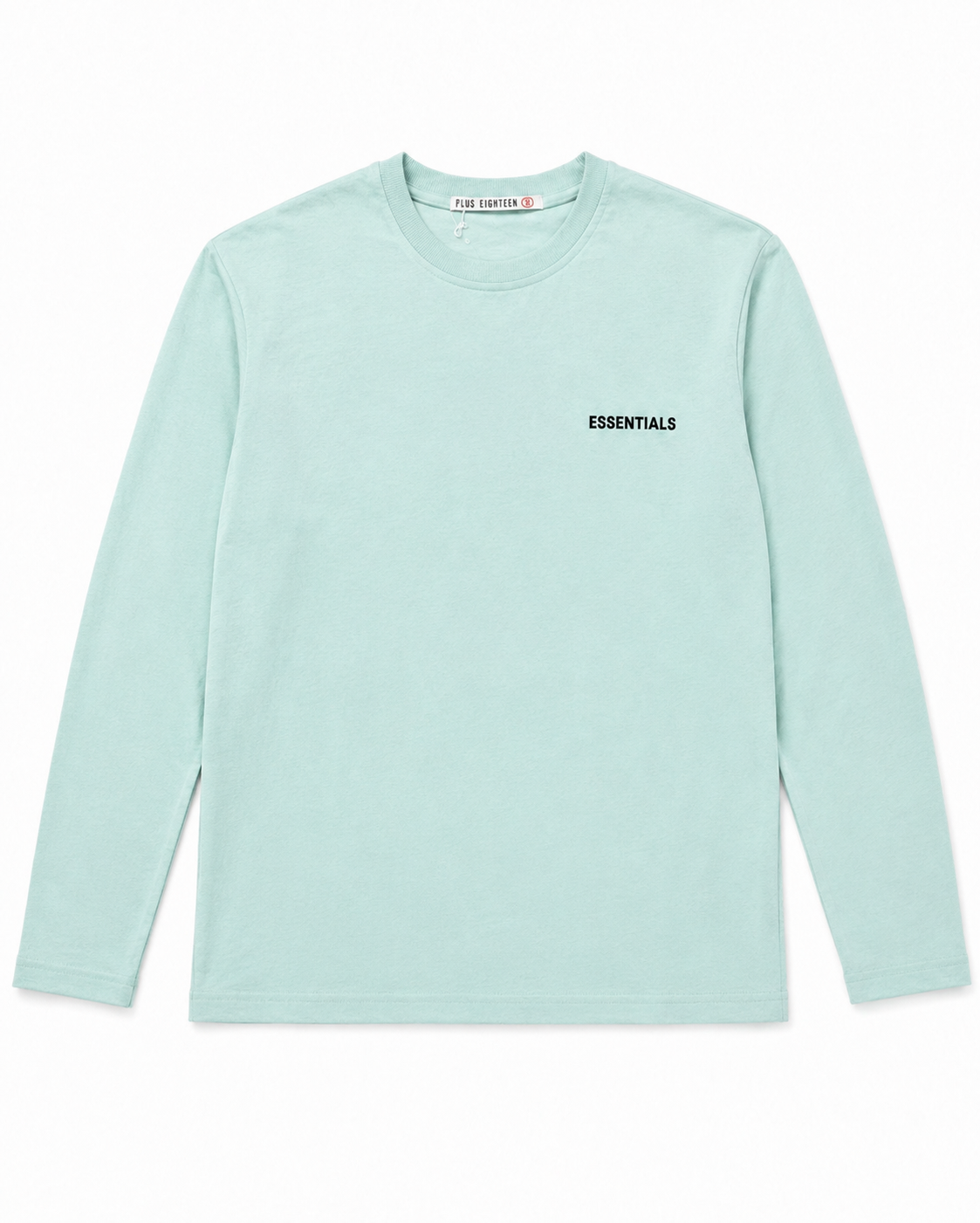 Ensemble ESSENTIALS - T-shirt Manche Longue & Jogging Bleu Turquoise