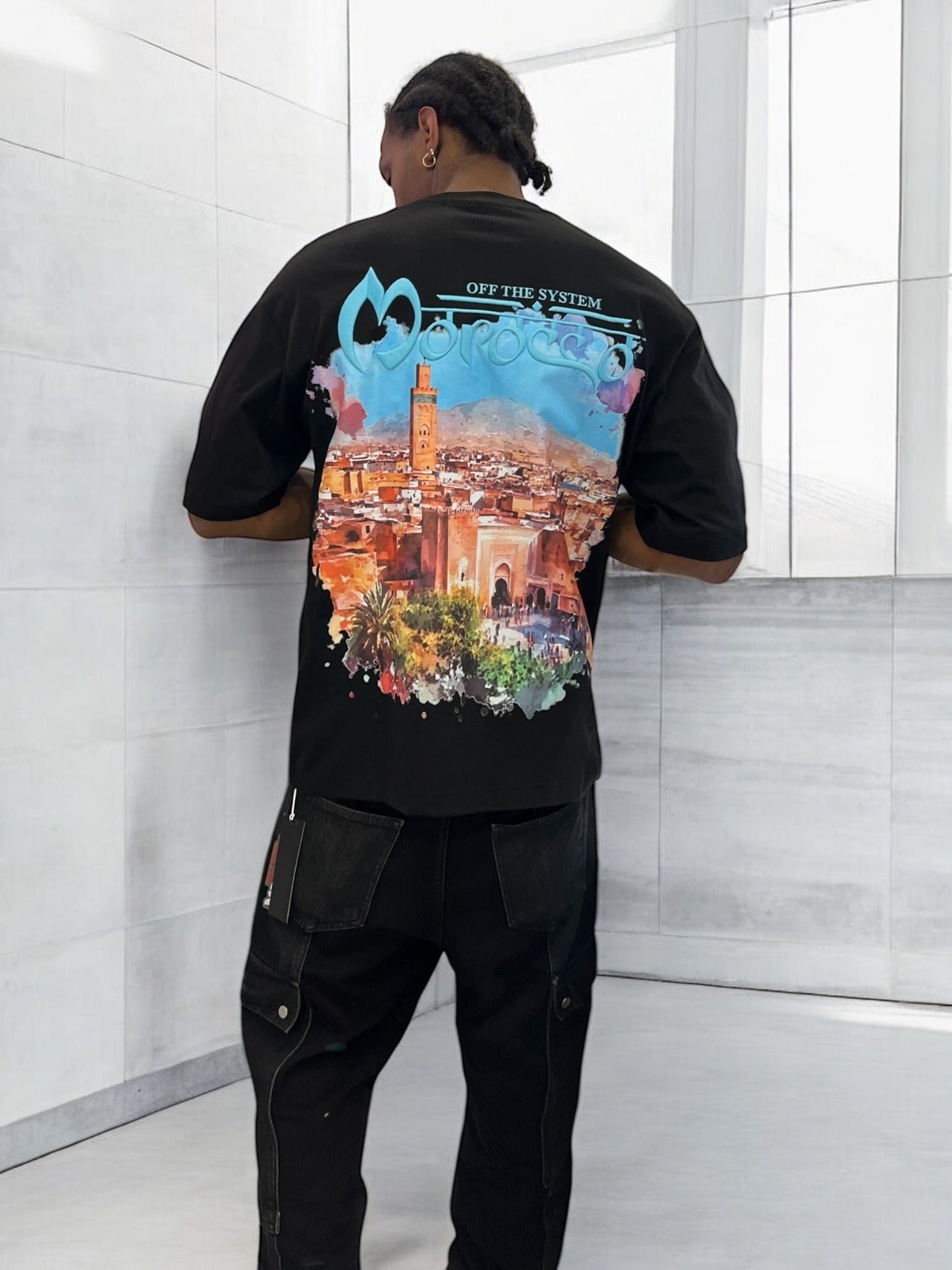 T-shirt MOROCCO VIBES - noir