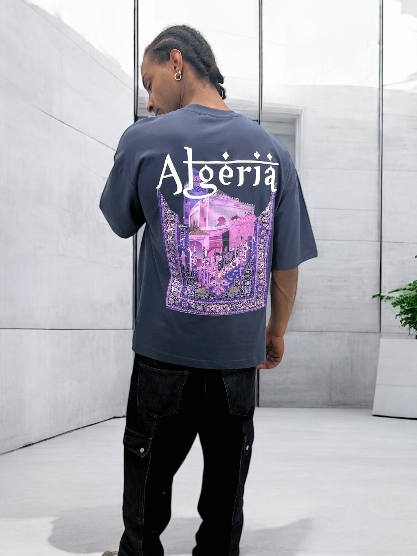 T-shirt ALGĖRIA - bleu nuit