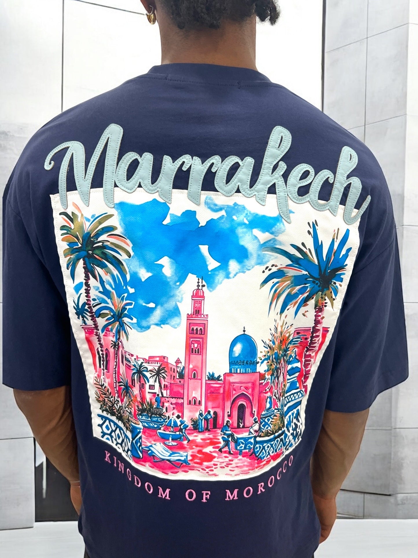 T-shirt MARRAKESH KINGDOM OF MOROCCO - bleu nuit