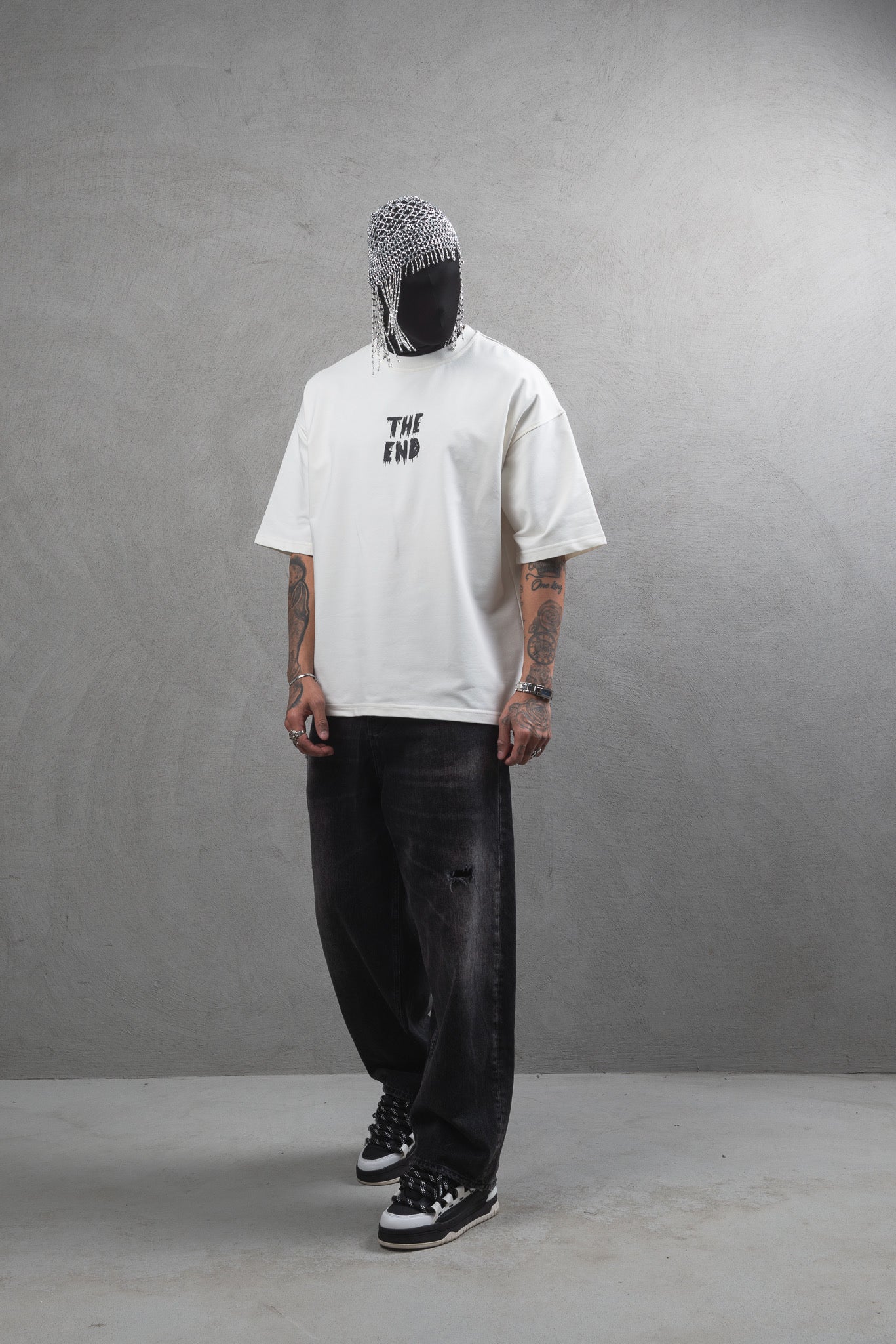 T-SHIRT OVERSIZE, THE END, BLANC  - Spring/Summer 2025