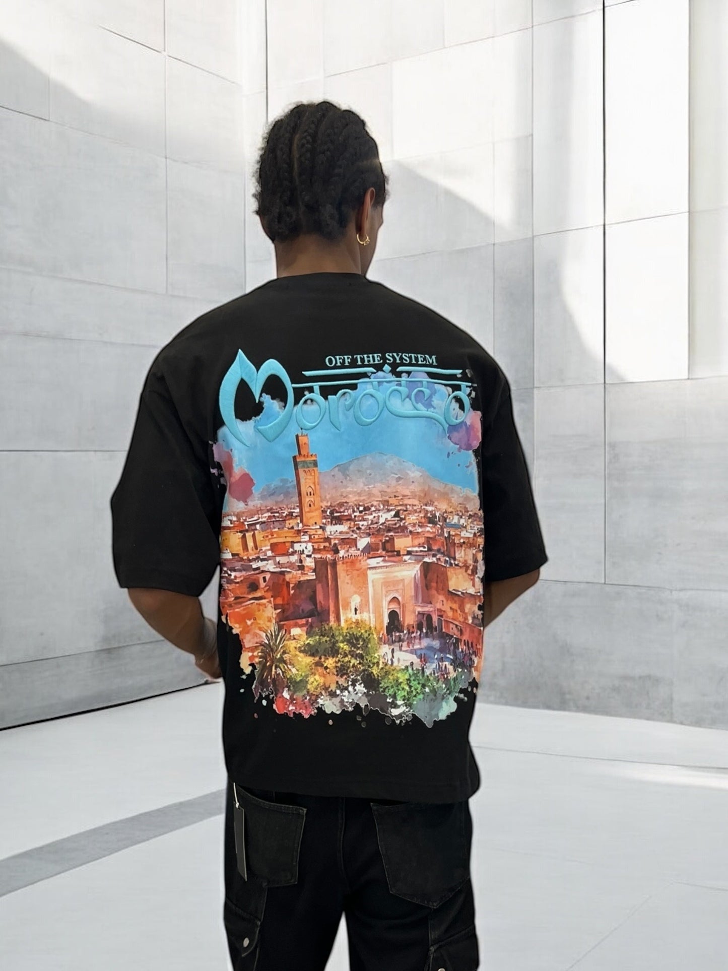 T-shirt MOROCCO VIBES - noir