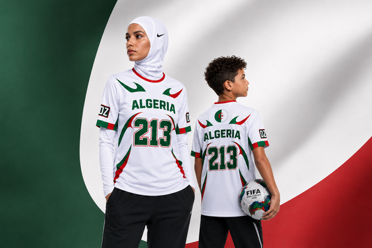 Maillot Unisexe Algeria Athletic 213 – Femme, Enfant & Homme | Connect Studio Paris
