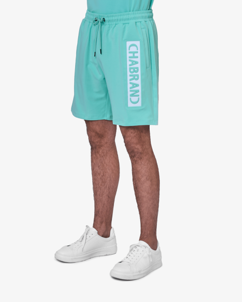 Short Chabrand Logo Encadré - Bleu Blanc