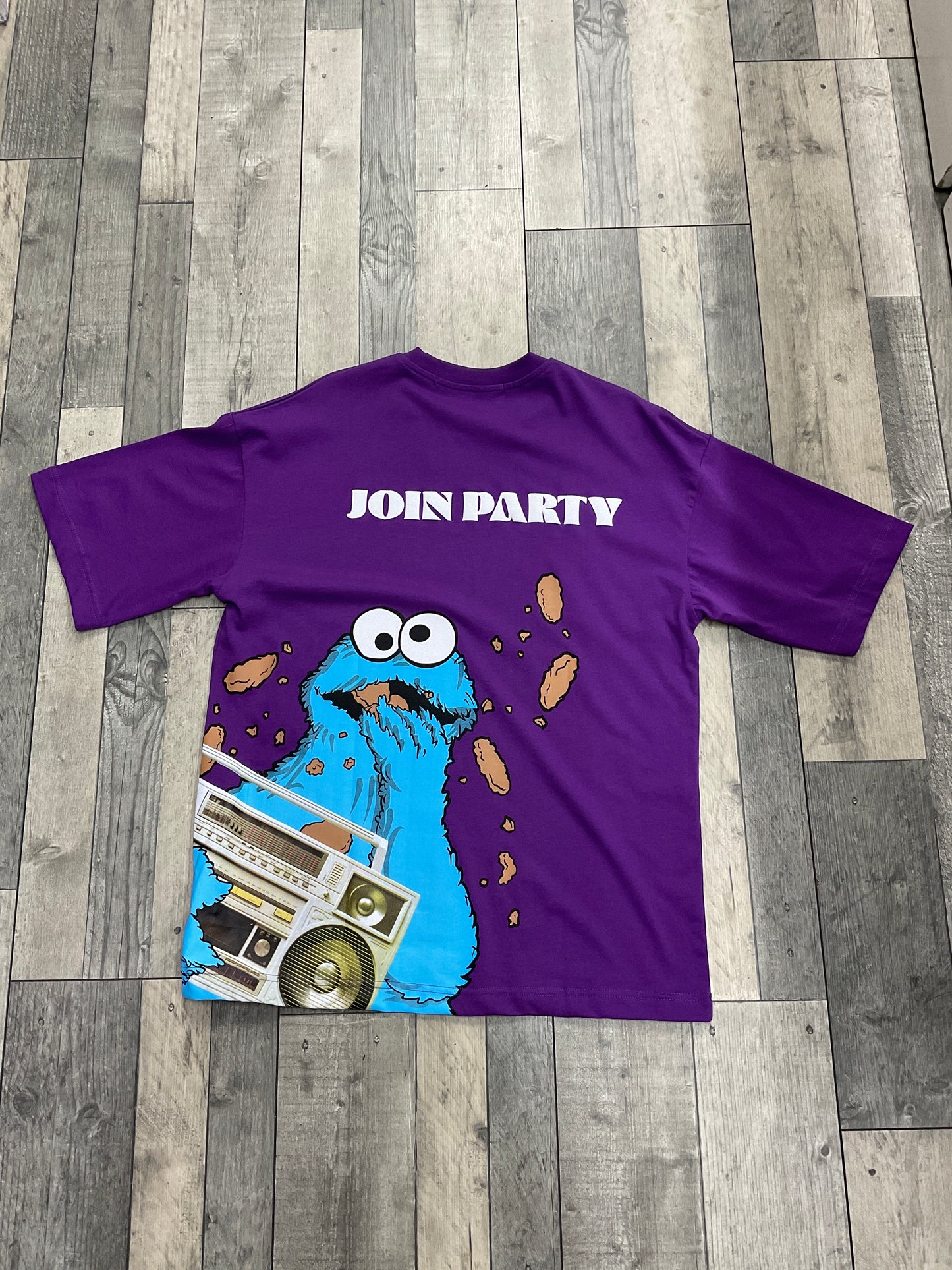 T-shirt JOIN PARTY - violet