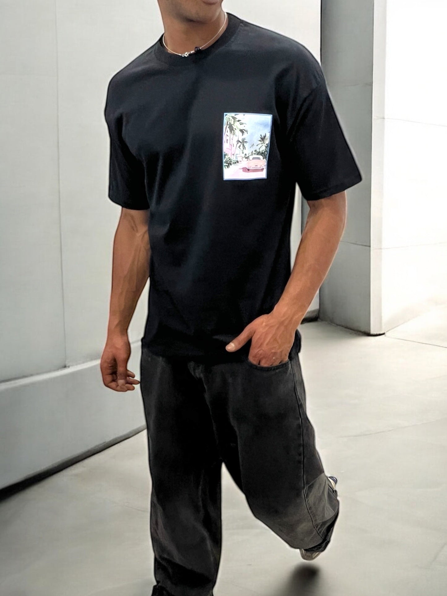 T-shirt RUE DE CASABLANCA - noir