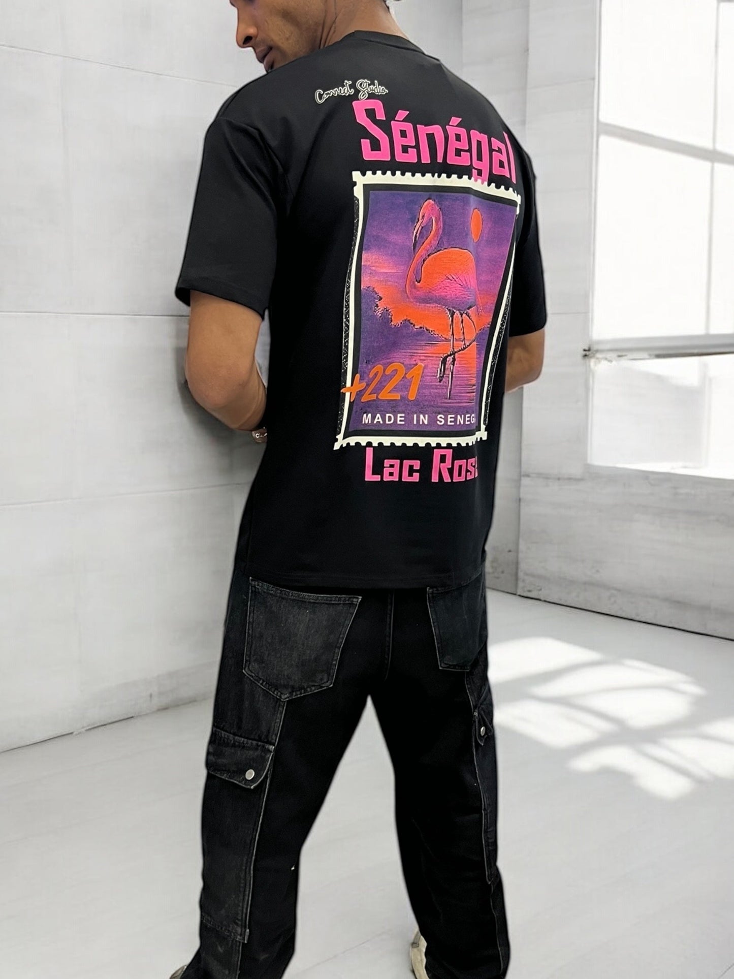 T-shirt “Sénégal – Lac Rose” 🇸🇳 – Connect Studio – Unisexe