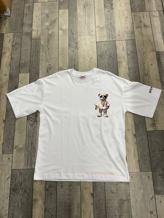 T-SHIRT ANIMAL PARTY, Spring/Summer, ourson Blanc 3D