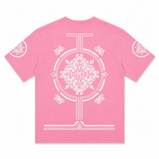 Ensemble Plus Eighteen Rose Brodé – T-shirt & Short Premium