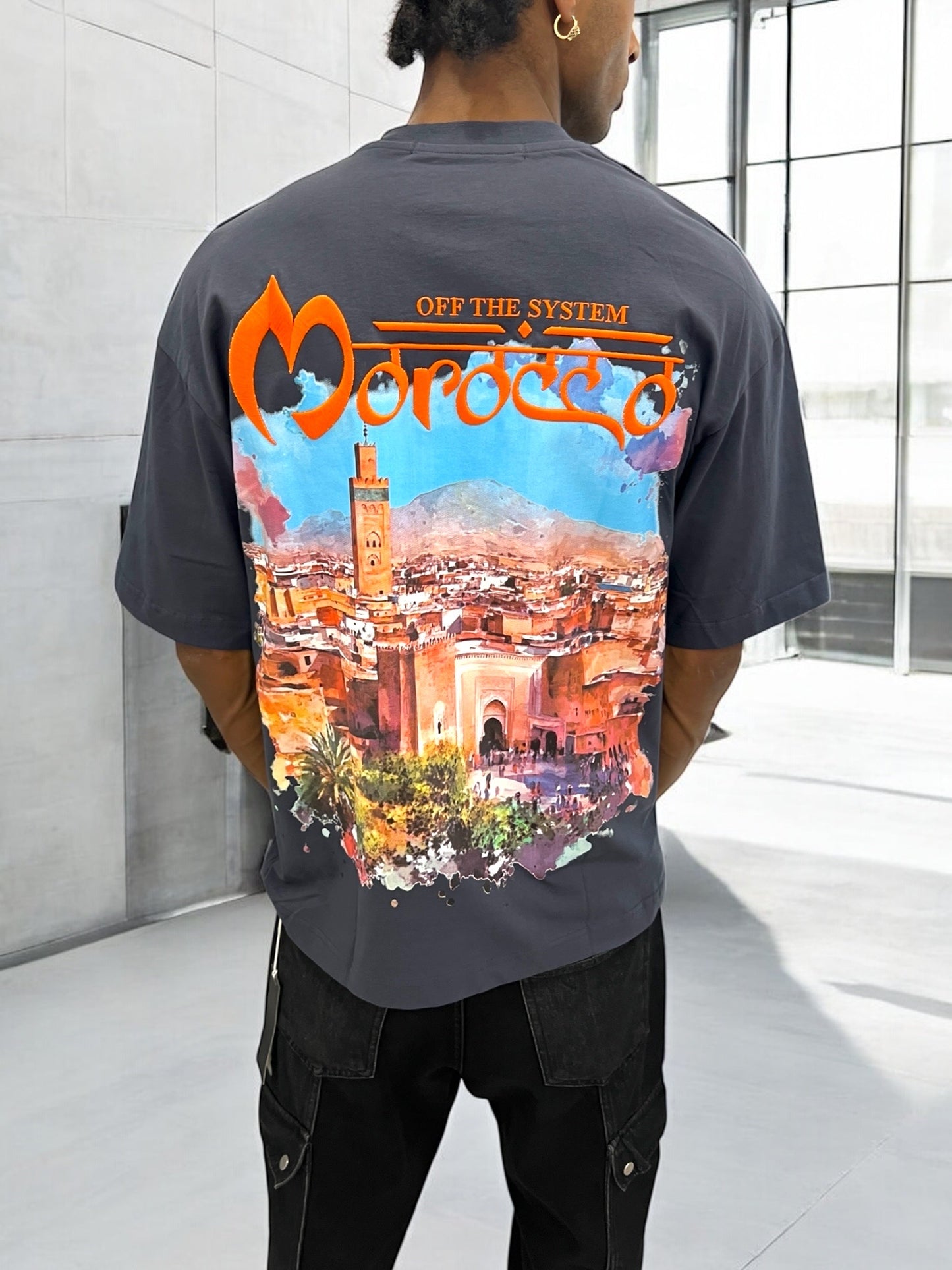 T-shirt MOROCCO VIBES - bleu nuit