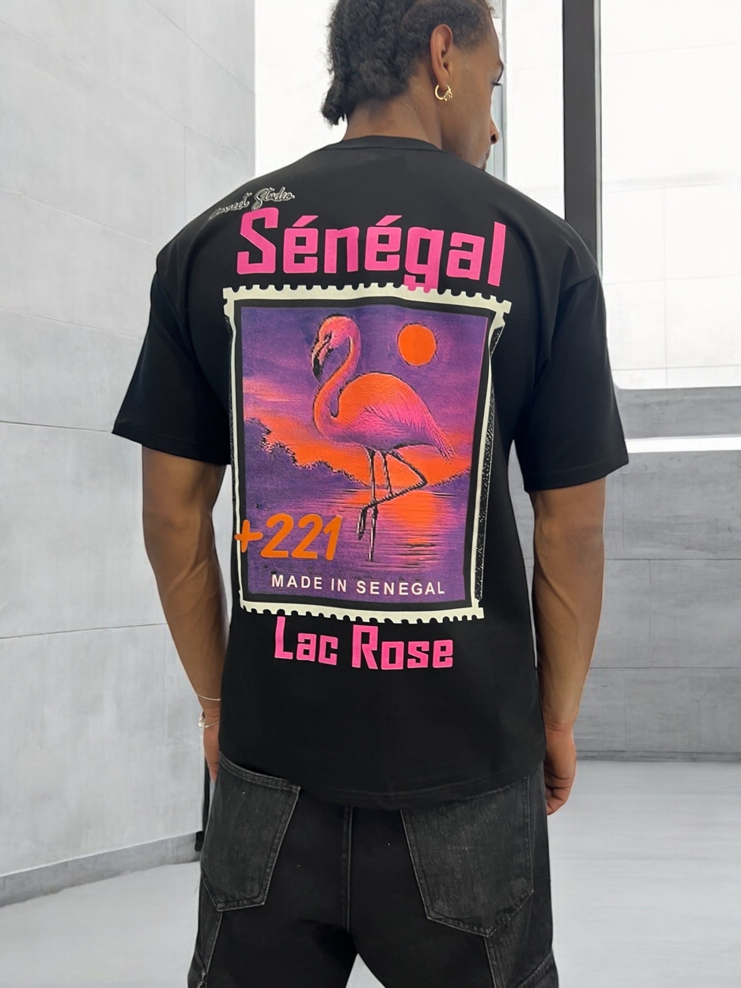 T-shirt “Sénégal – Lac Rose” 🇸🇳 – Connect Studio – Unisexe