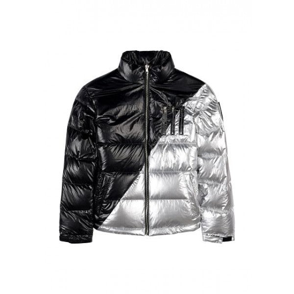 THE NEW DESIGNERS - Doudoune Sans Capuche - BOMBERS MIDDLE BLACK/SILVER