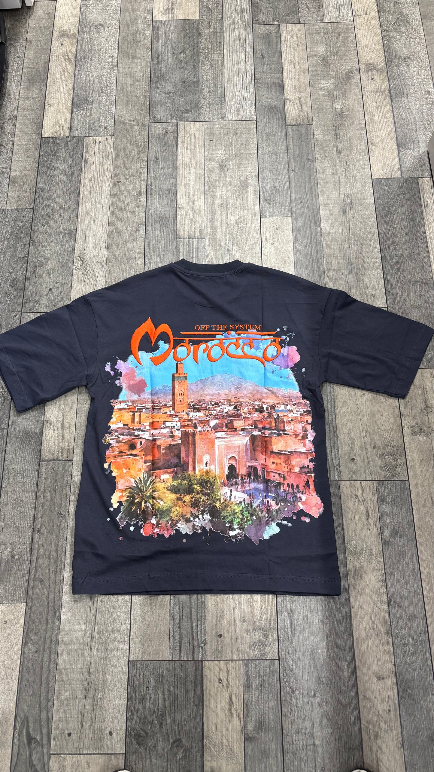 T-shirt MOROCCO VIBES - bleu nuit