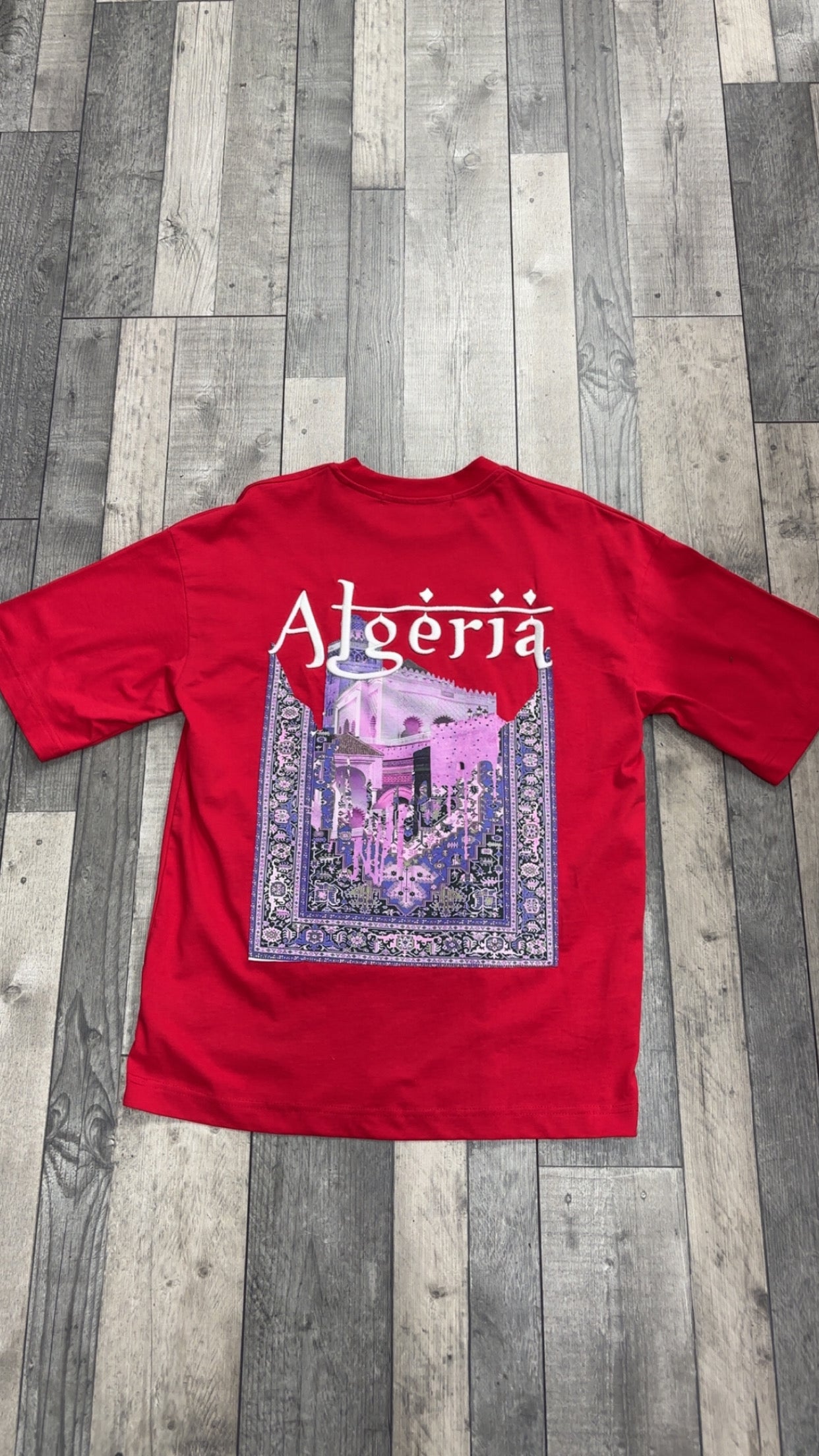 T-shirt ALGĖRIA - rouge