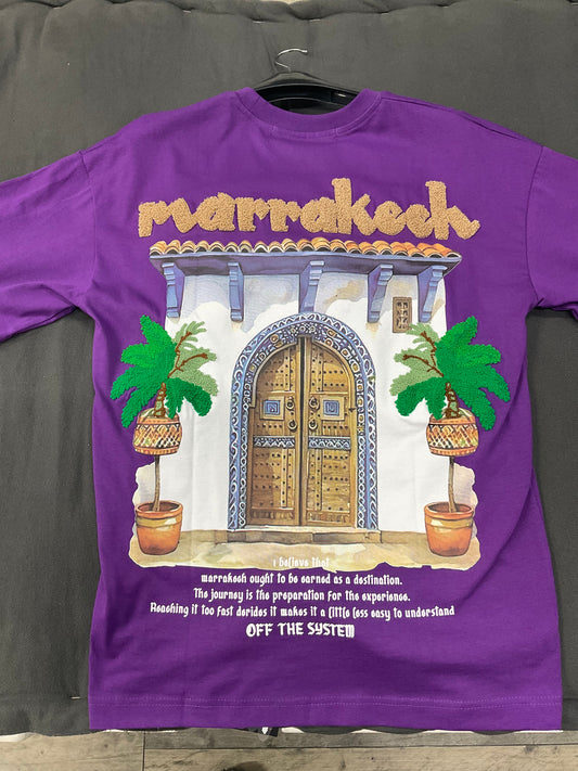 T-shirt Marrakech I believe that - violet