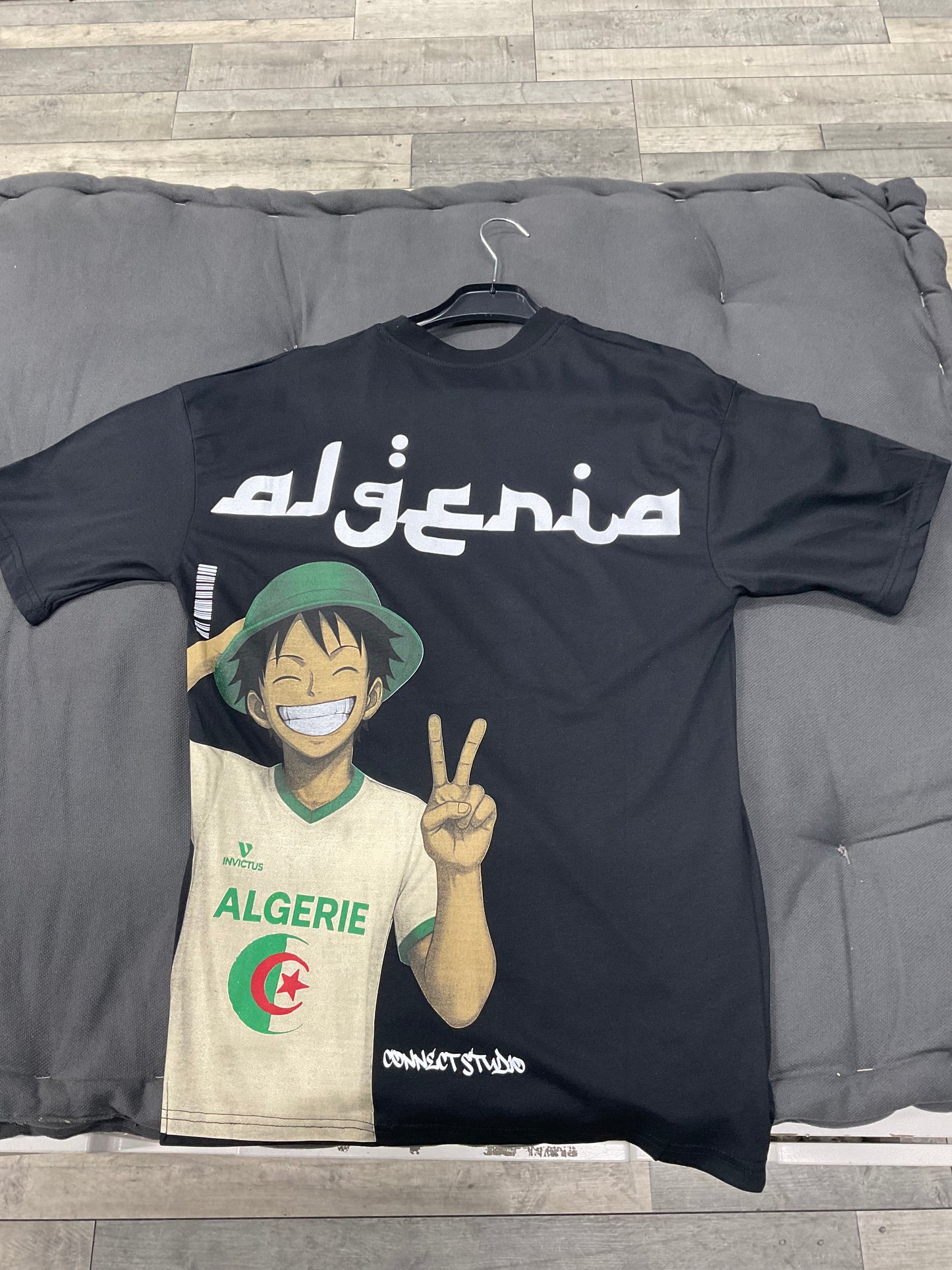 T-shirt Algeria luffy - noir