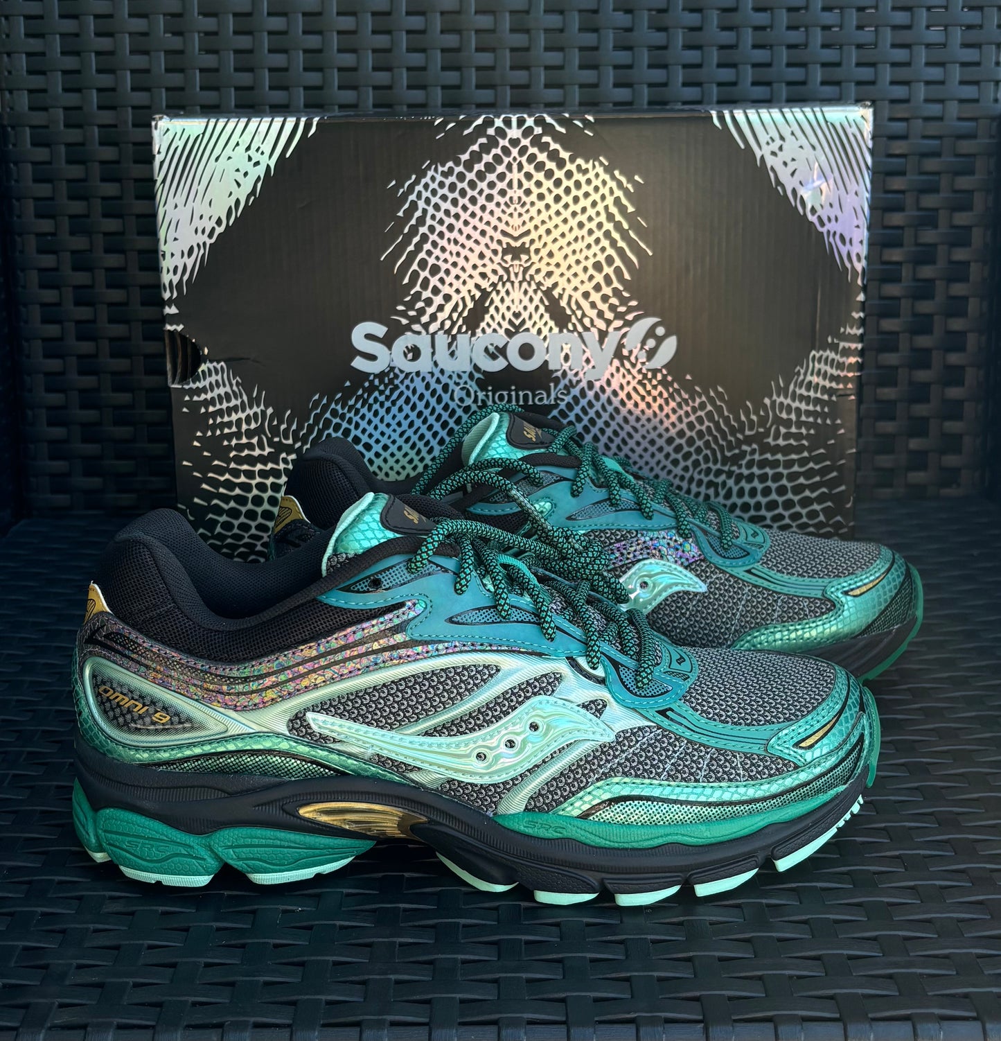 Saucony progrid omni 9 Green glow