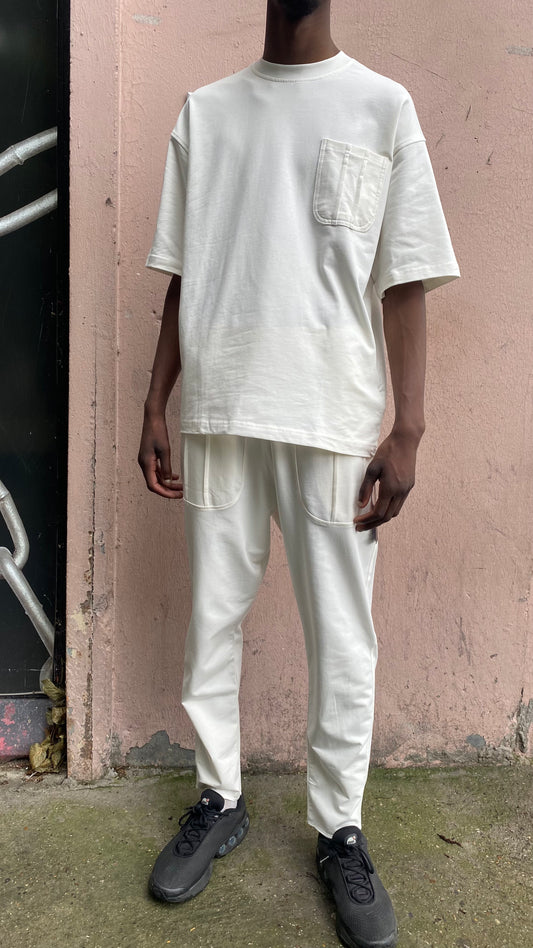 Ensemble Oversize Designer – Blanc