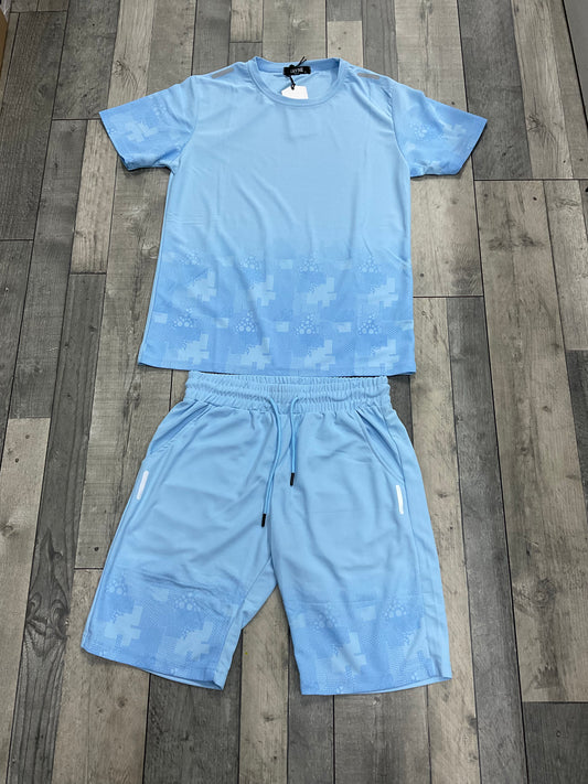Zayne Ensemble short T-Shirt - bleu ciel