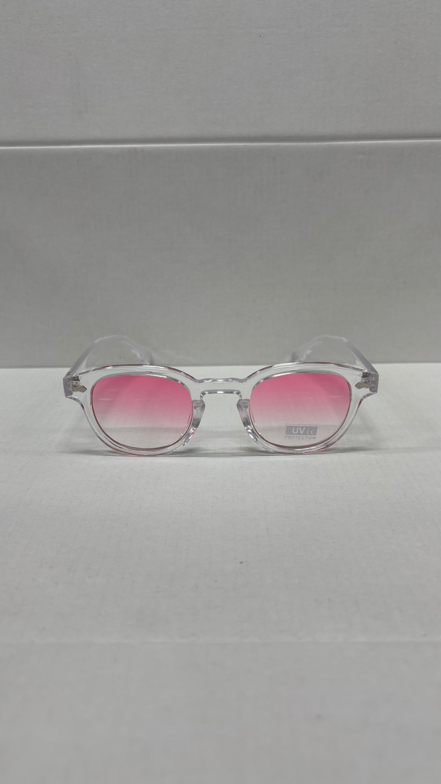Lunettes 100% UV PROTECTION - rose transparent