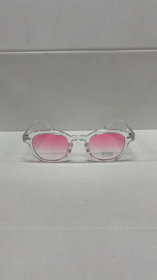 Lunettes 100% UV PROTECTION - rose transparent